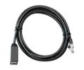 Patch Cable, RJ45 Socket - RJ45 Plug, CAT6a, FTP, 3m, Black